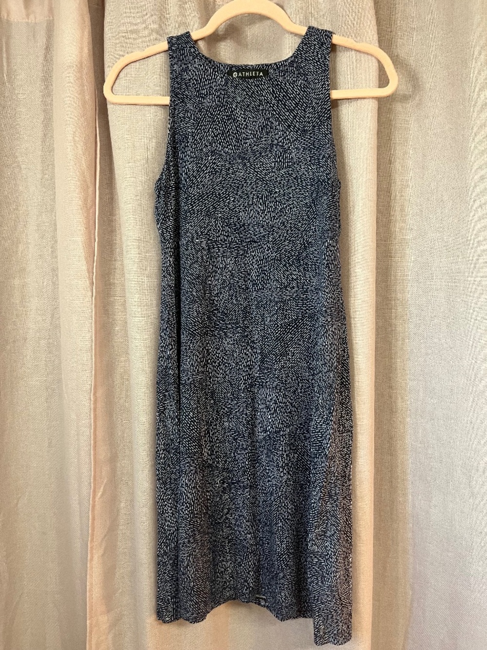 Athleta Santorini Printed High Neck Dress